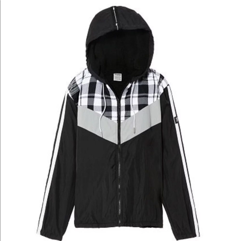 New Victoria's Secret Pink Anorak Sherpa jacket L